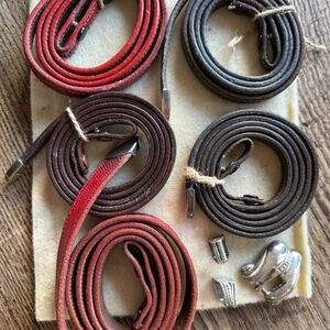 Barry Kieselstein-Cord Silver Buckle and Belts